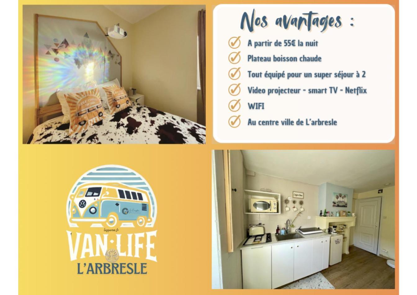 Van Life Soiree Chill A LʼArbresle エクステリア 写真